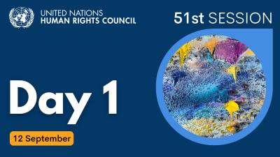 خبر عاجل : اليوم سيتم الافتتاح الرسمي لليوم الاول من الدورة #HRC51  في جنيف التاسعة صباحا بحضور الدول الاعضاء في المجلس والمنظمات غير الحكوم
