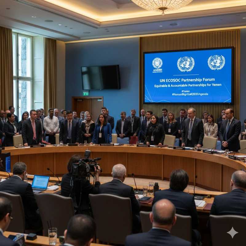 AMHRI participated in the United Nations ECOSOC Partnership Forum in New York