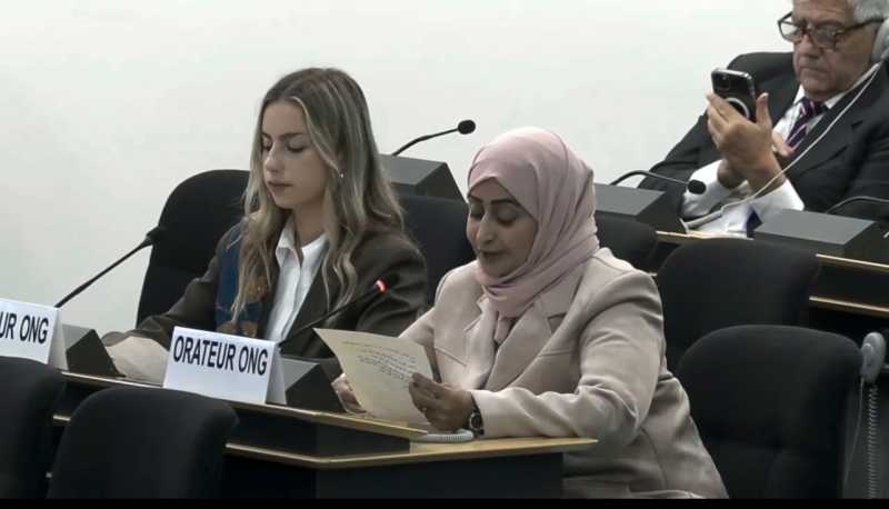 AMHRI. delivers Briefing at the Human Rights Council Session in Geneva on Iran